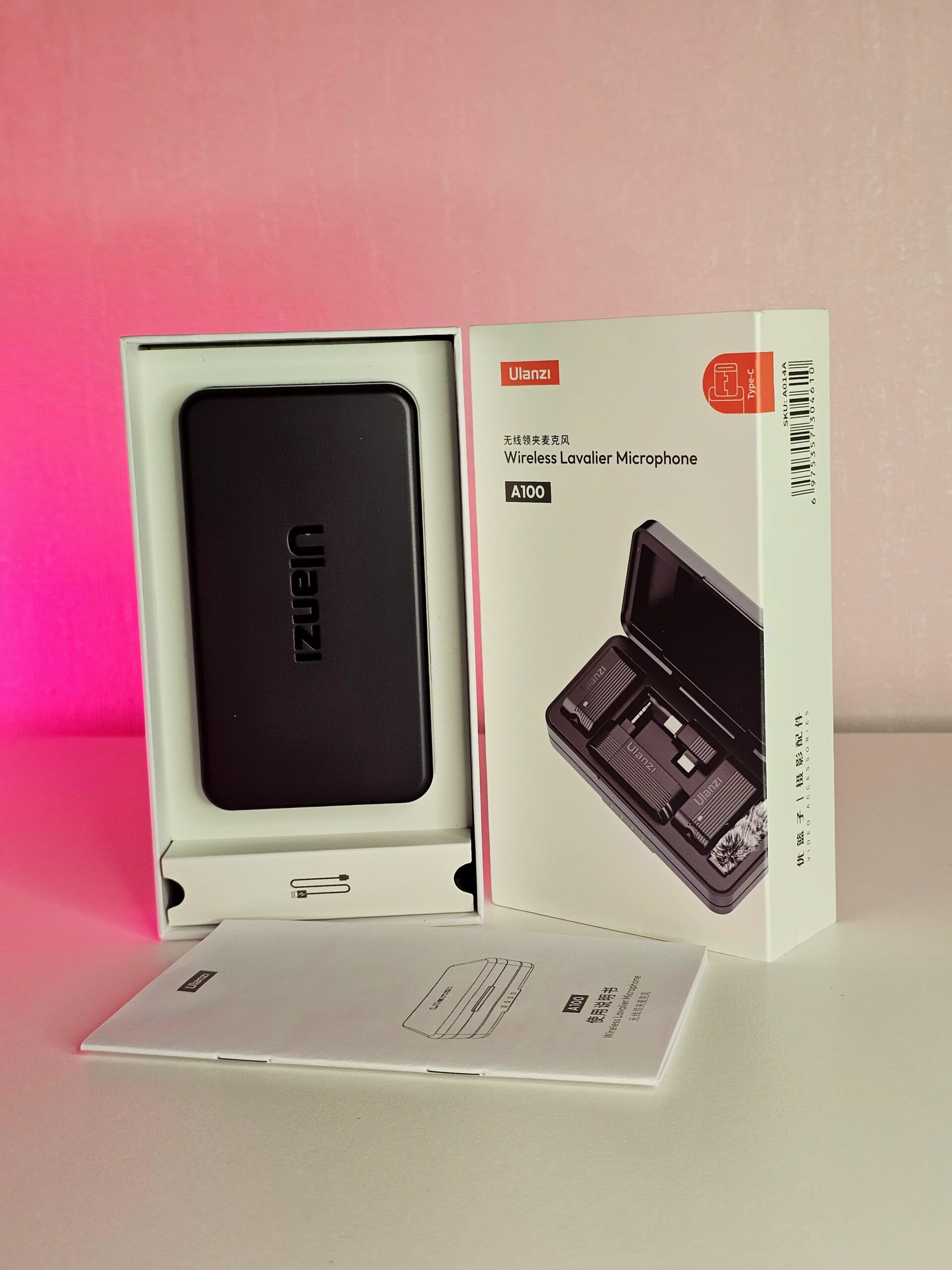 Ulanzi A100 Wireless Lavalier Microphone - Image 3