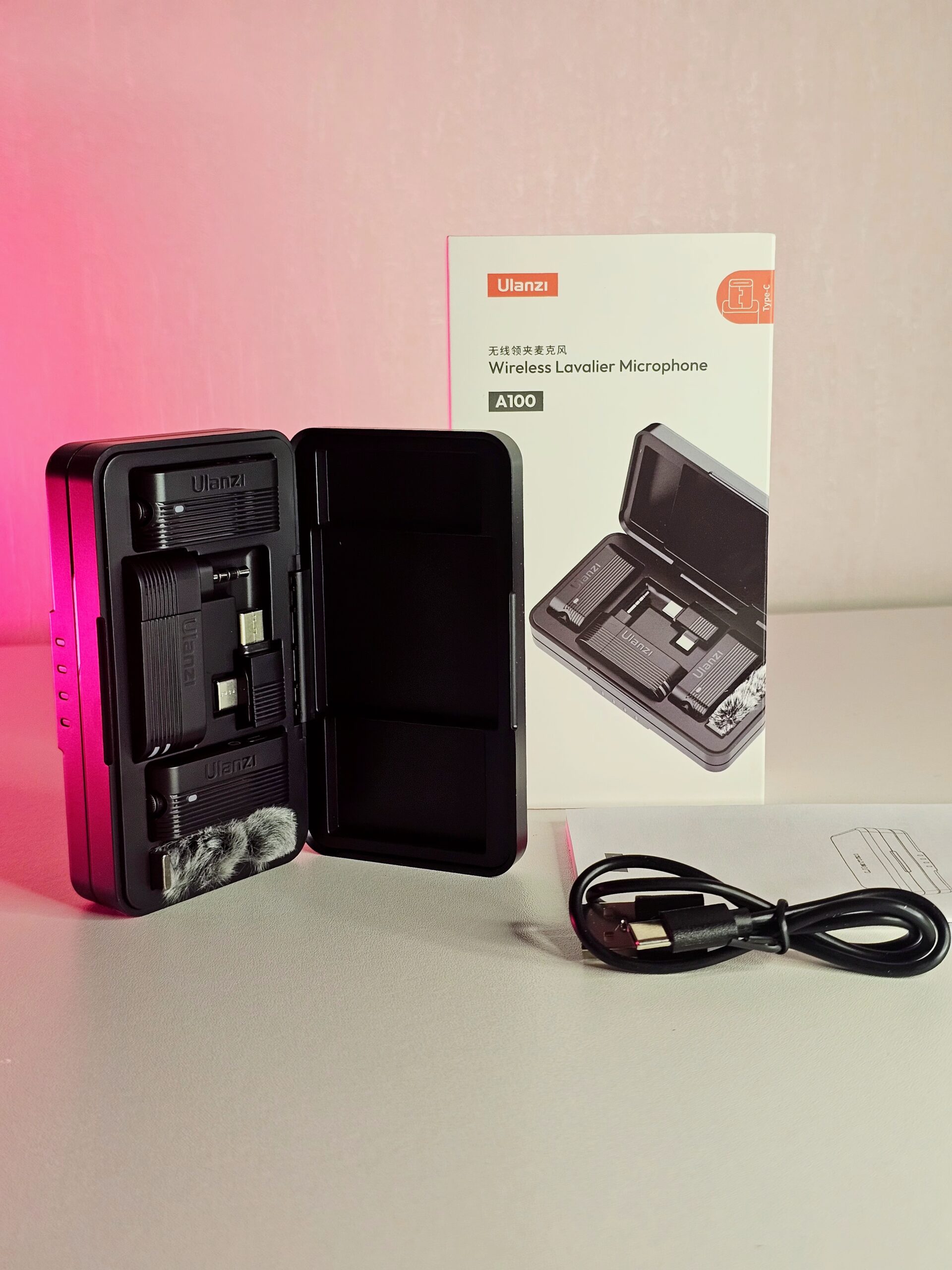 Ulanzi A100 Wireless Lavalier Microphone - Image 4