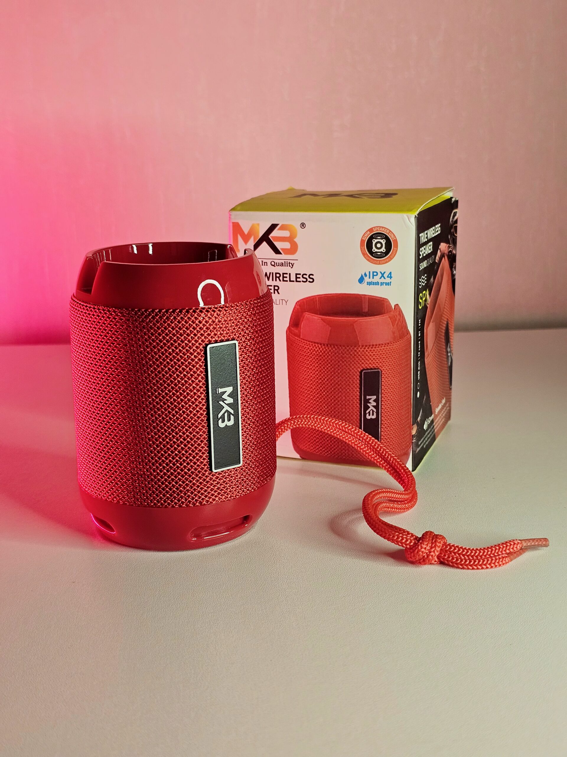MKB SP1- TRUE WIRELESS SPEAKER – RED - Image 5