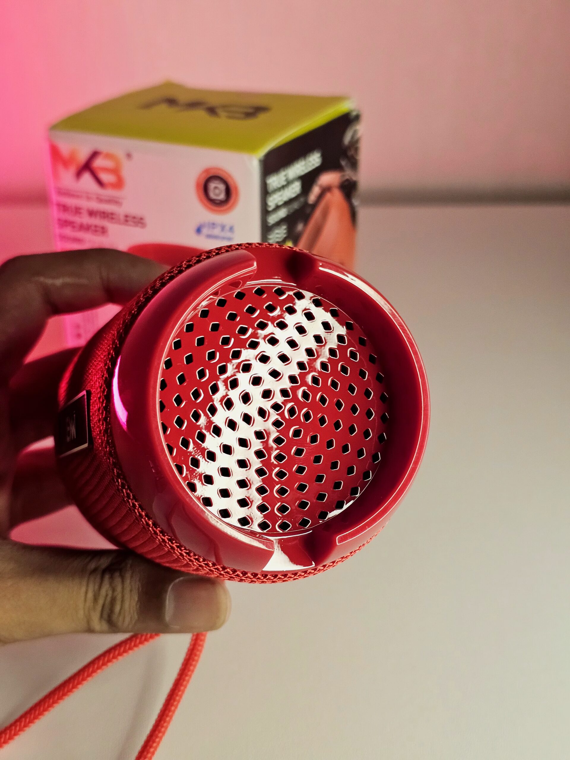 MKB SP1- TRUE WIRELESS SPEAKER – RED - Image 8