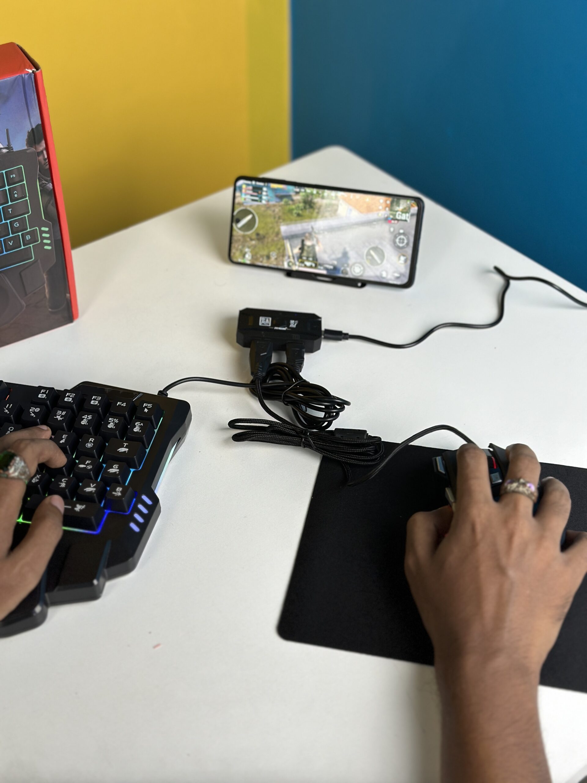 GearUP K190 Mobile Gaming RGB Keyboard & Mouse Combo - Image 7