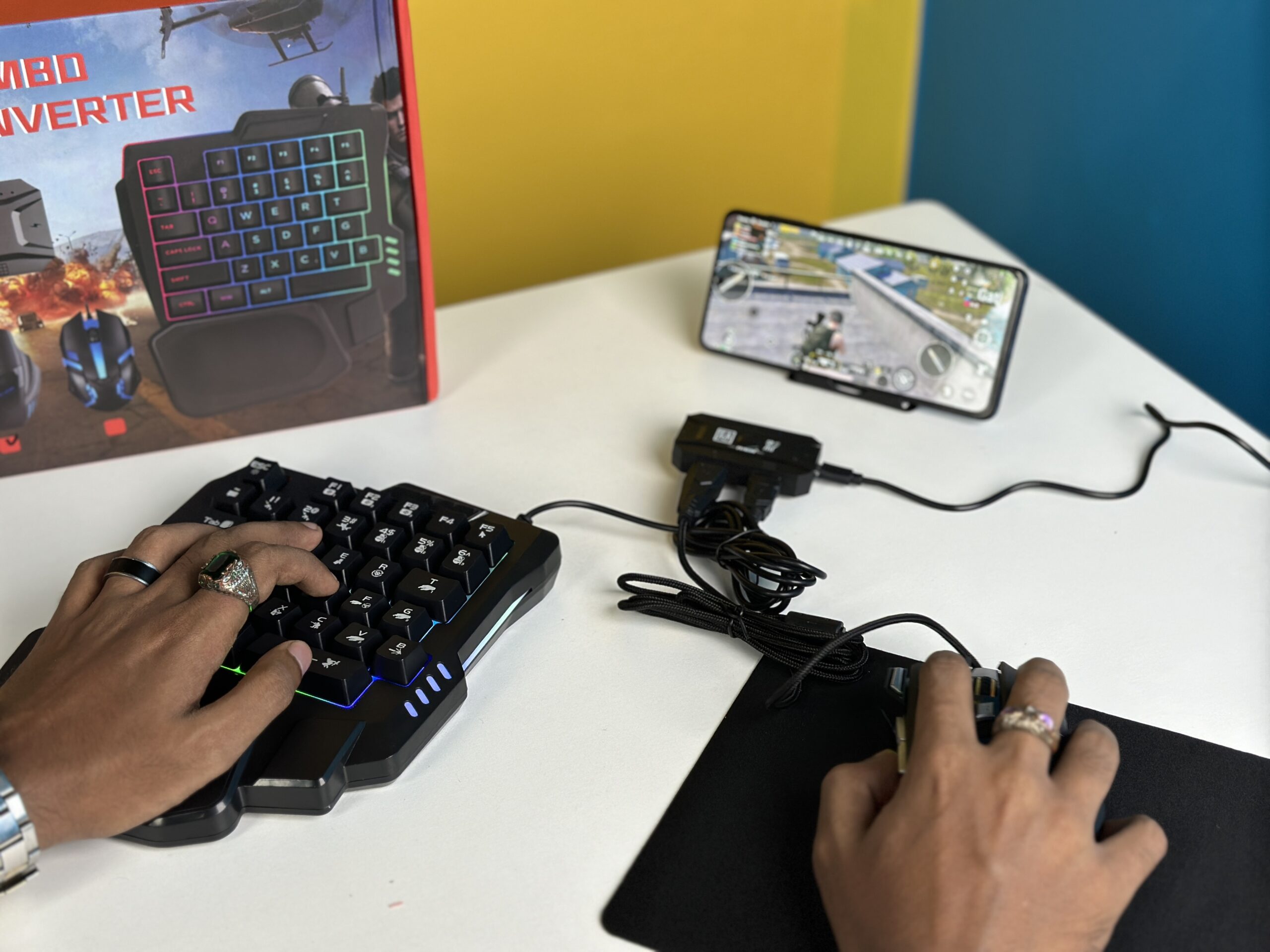 GearUP K190 Mobile Gaming RGB Keyboard & Mouse Combo - Image 6