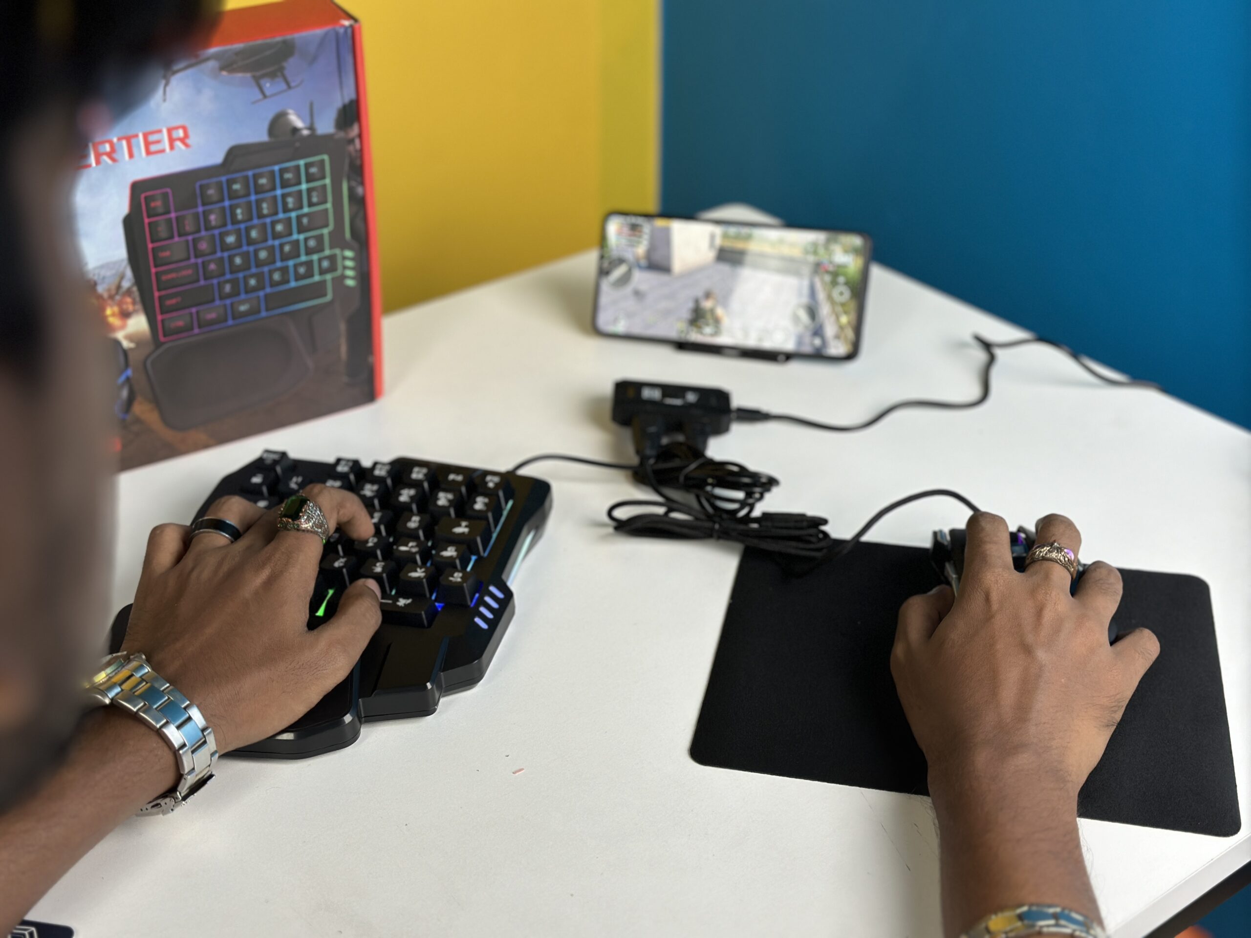 GearUP K190 Mobile Gaming RGB Keyboard & Mouse Combo - Image 5