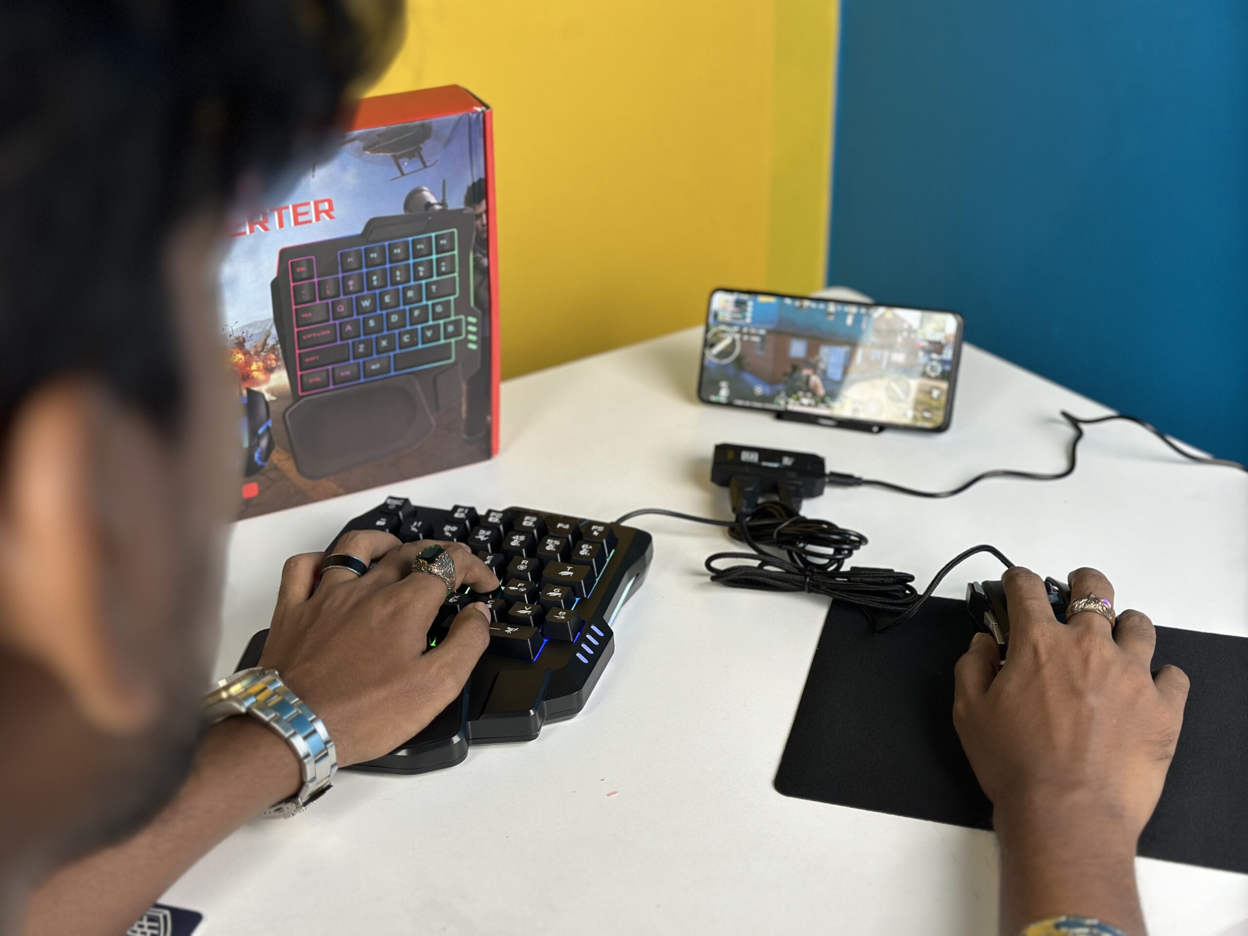 GearUP K190 Mobile Gaming RGB Keyboard & Mouse Combo - Image 8