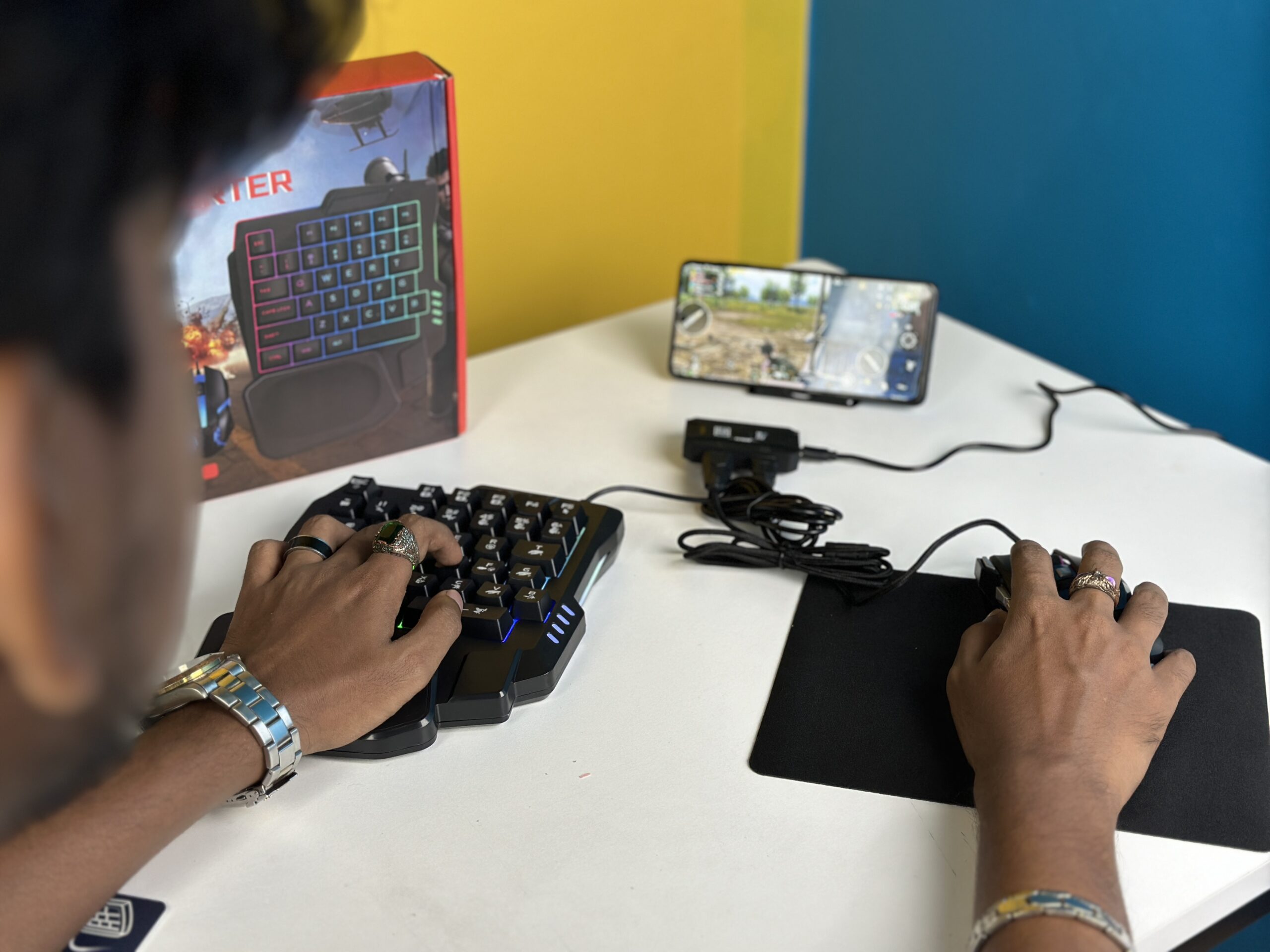 GearUP K190 Mobile Gaming RGB Keyboard & Mouse Combo - Image 2