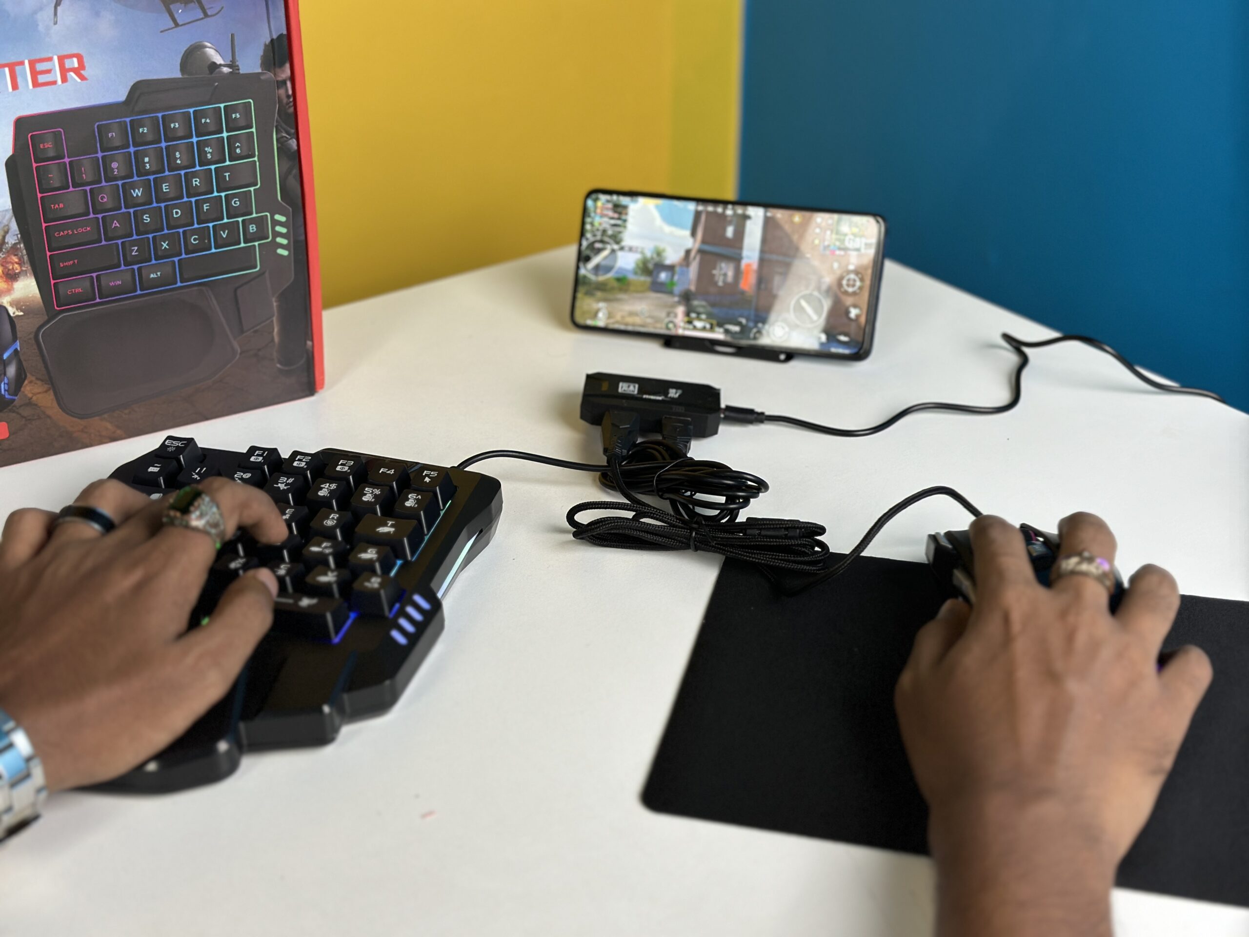 GearUP K190 Mobile Gaming RGB Keyboard & Mouse Combo - Image 3