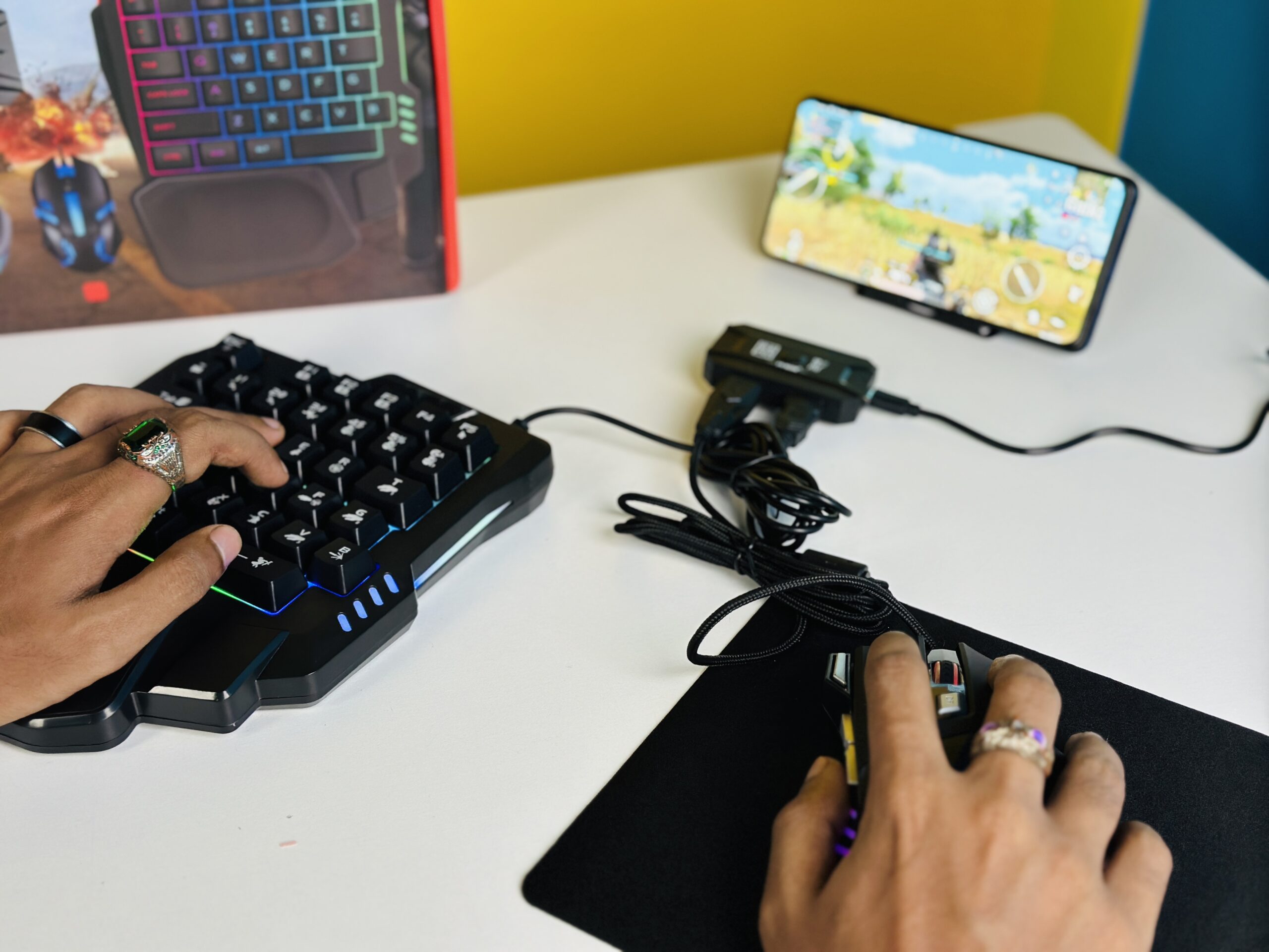 GearUP K190 Mobile Gaming RGB Keyboard & Mouse Combo - Image 9